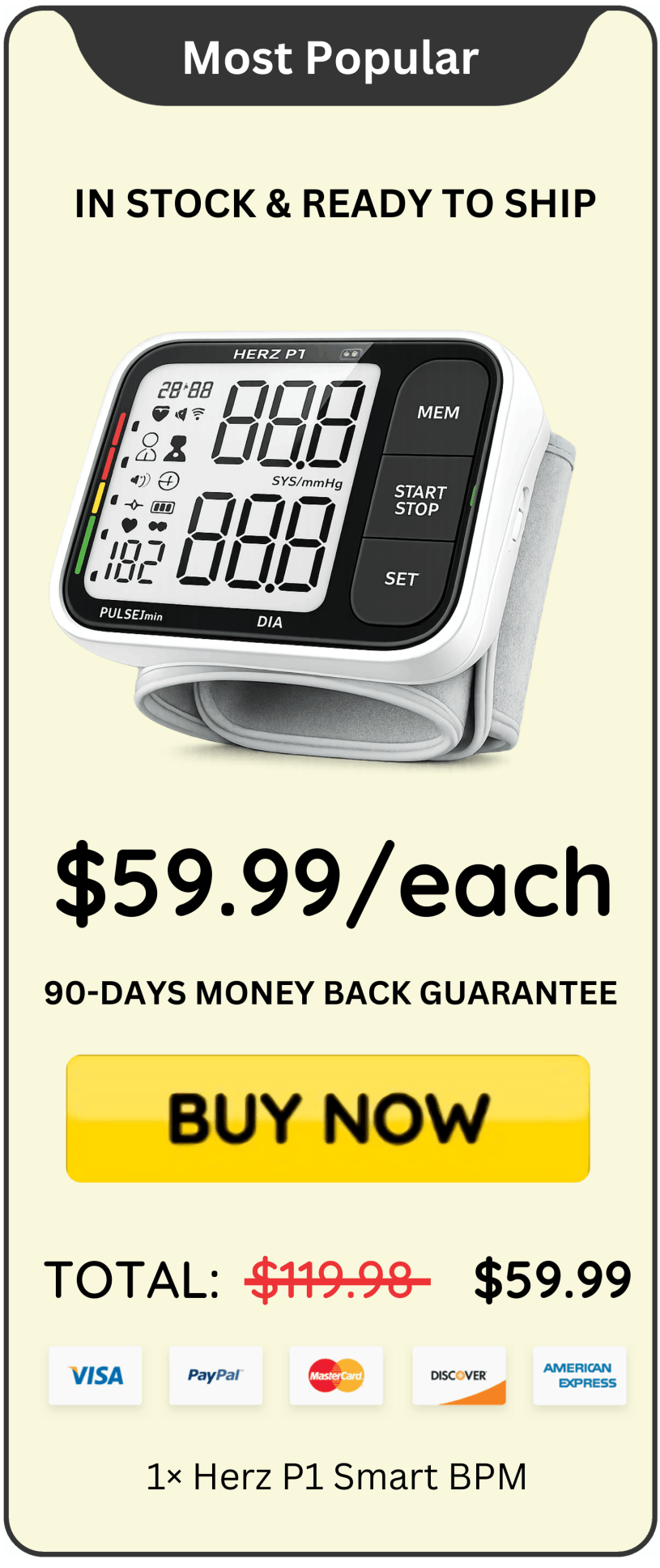 Herz P1 Smart BPM offer price 