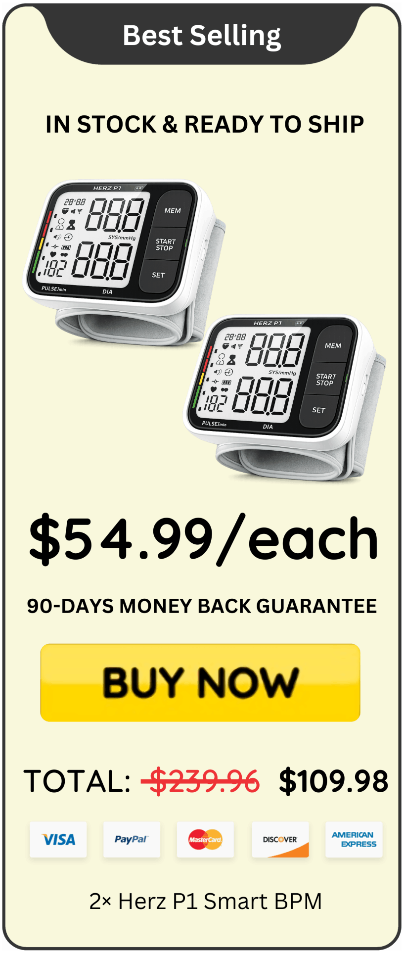 Herz P1 Smart BPM offer price 
